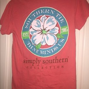 Orange Simply Southern Tee